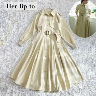 Her lip to - Grace Long Trench Coatの通販 by H's shop Her lip to - Grace Long Trench Coatの通販 by H's shop