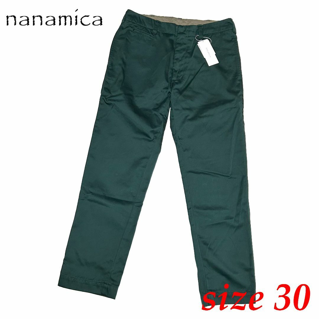 nanamica - 新品　サイズ30（Mサイズ位）　ナナミカ　ストレート チノパンツ　グリーン