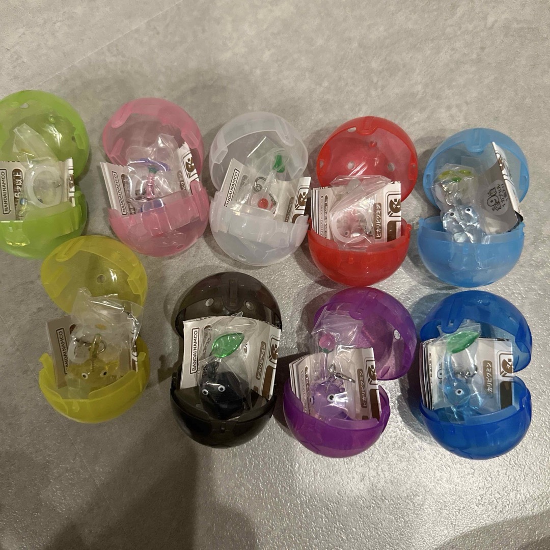 ピクミンガチャ 9種コンプリート エンタメ/ホビーのおもちゃ/ぬいぐるみ(キャラクターグッズ)の商品写真