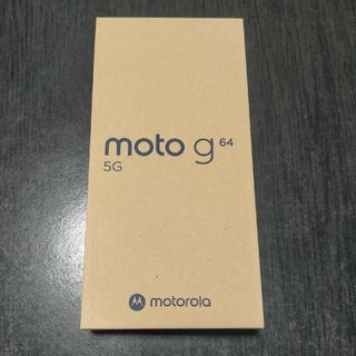 モトローラ(Motorola)の【新品未開封】moto g64 5G motorola スペースブラック(スマートフォン本体)