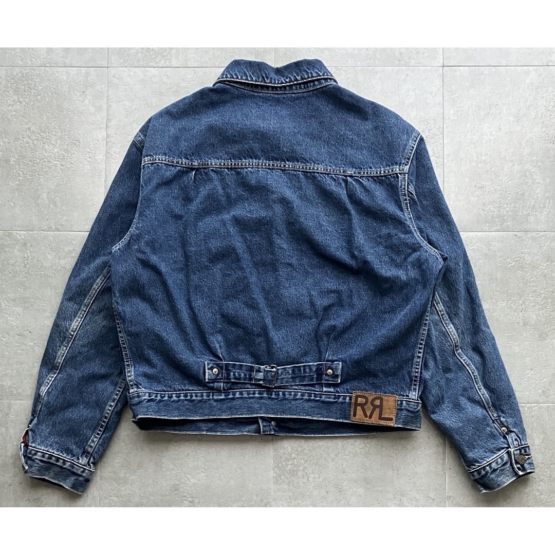 RRL - 90s USA製 RRL Gジャン 三ツ星タグ 裏地チェック Lサイズ RRL - 90s USA製 RRL Gジャン 三ツ星タグ 裏地チェック Lサイズ