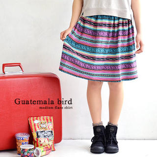 チチカカ(titicaca)のチチカカ グアテマラバードスカート(ひざ丈スカート)