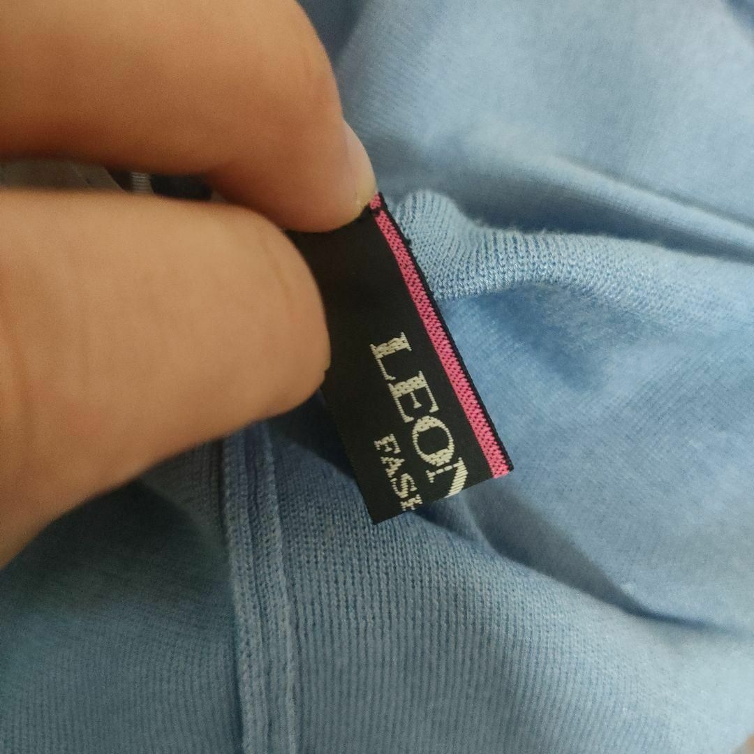 LEONARD - あ1 美品 レオナール LEONARD ライトブルー 長袖 LEONARD - あ1 美品 レオナール LEONARD ライトブルー 長袖