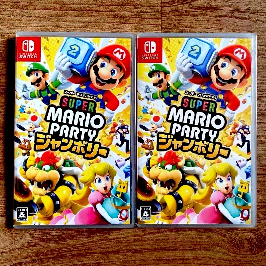 スーパーマリオパーティジャンボリー 2点 新品未開封 スーパーマリオパーティジャンボリー 2点 新品未開封の通販 by