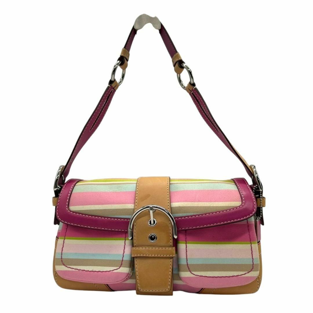 開店記念セール！ COACH - 希少 COACH コーチ ハンドバッグ ソーホー マルチカラー バッグ