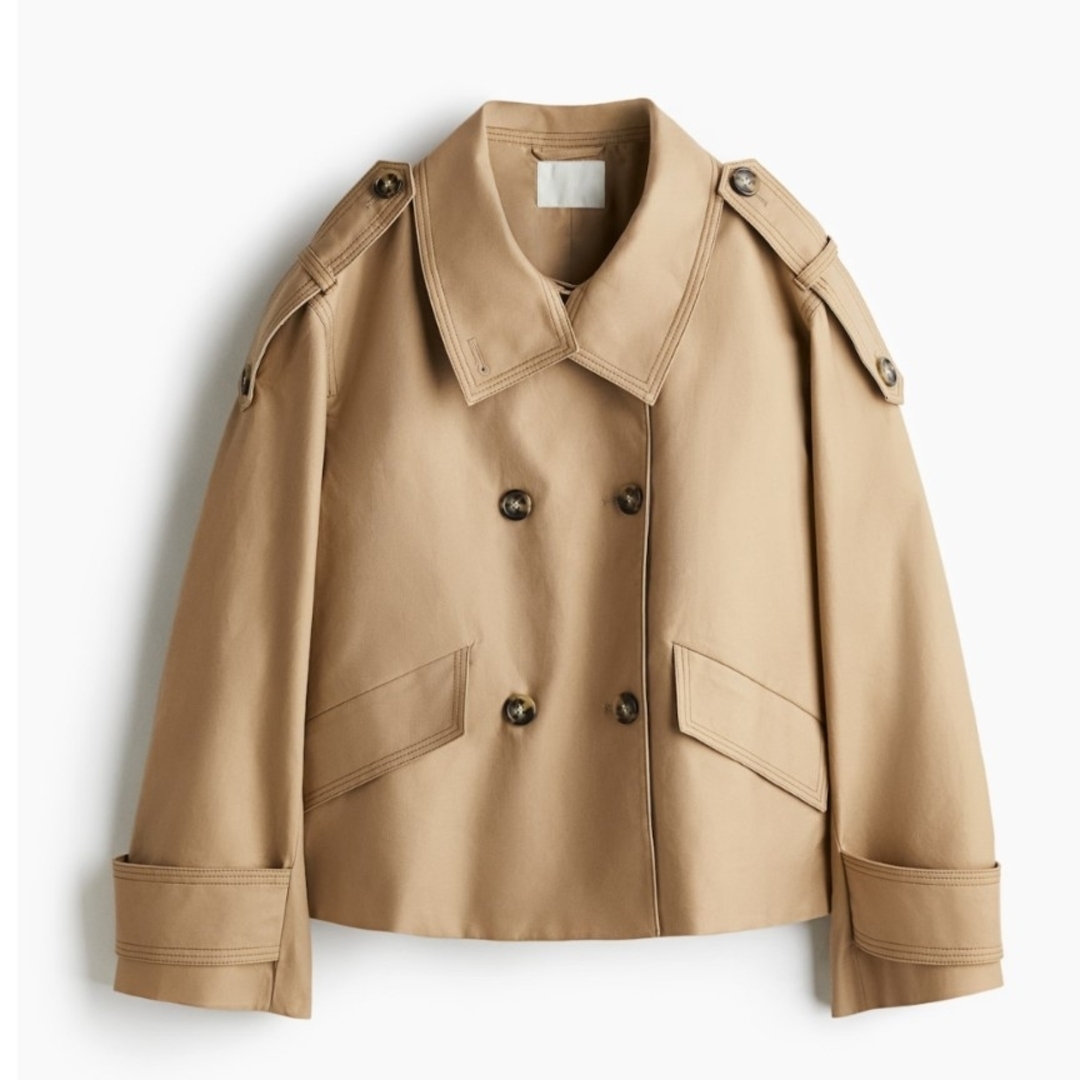 H&M - H&М ショートトレンチコート S 新品 タグ付き トレンチ H&M - H&М ショートトレンチコート S 新品 タグ付き トレンチ
