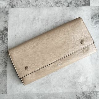 CÉLINE ベージュ レザー 長財布　セリーヌ　財布(財布)