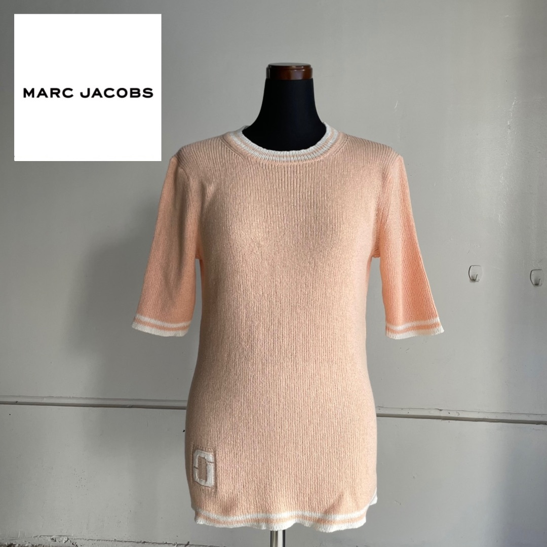 MARC JACOBS - 【新品未使用】MARC JACOBS マークジェイコブス 畦編み 五分袖ニットB