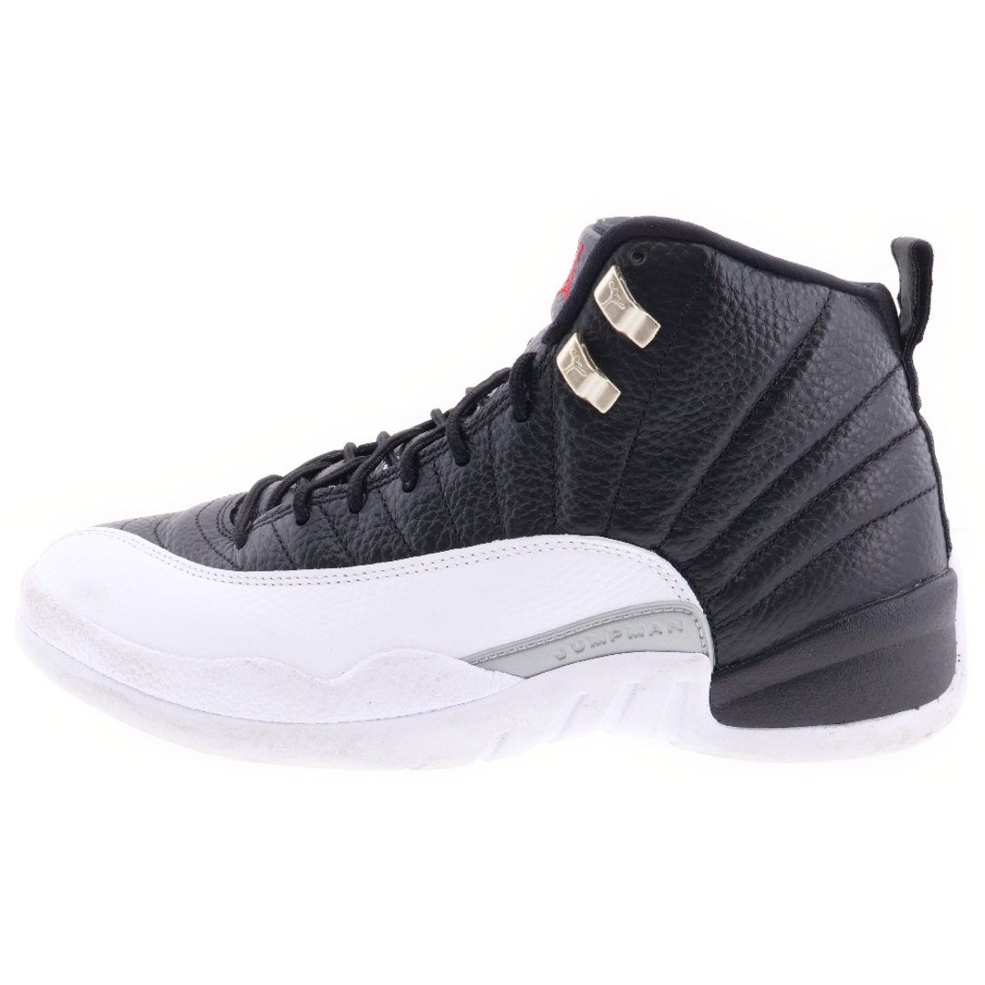 NIKE - NIKE ナイキ AIR JORDAN12 RETRO PLAYOFF エアジョーダン レトロ プレイオフ ハイカットスニーカー シューズ ブラック/ホワイト US10/28cm CT8013-006