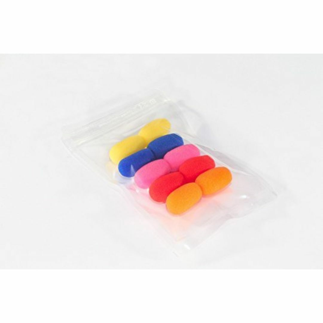 全長3.6㎝ ヘッドセット インカム ピンマイク マイクスポンジ カラー5色10 その他のその他(その他)の商品写真