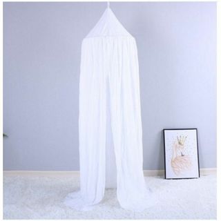 よもぎ蒸しにも✨　天蓋 200cm カーテン　ホワイト　白(カーテン)