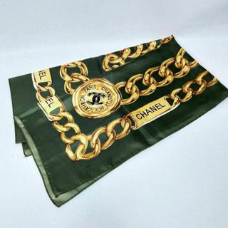 CHANEL(バンダナ/スカーフ ・ ゴールド/金色系)のフリマ CHANEL(バンダナ/スカーフ ・ ゴールド/金色系)のフリマ
