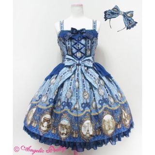 Angelic Pretty - Heart胸当て付きスカートカチューシャの通販 Angelic Pretty - Heart胸当て付きスカートカチューシャの通販