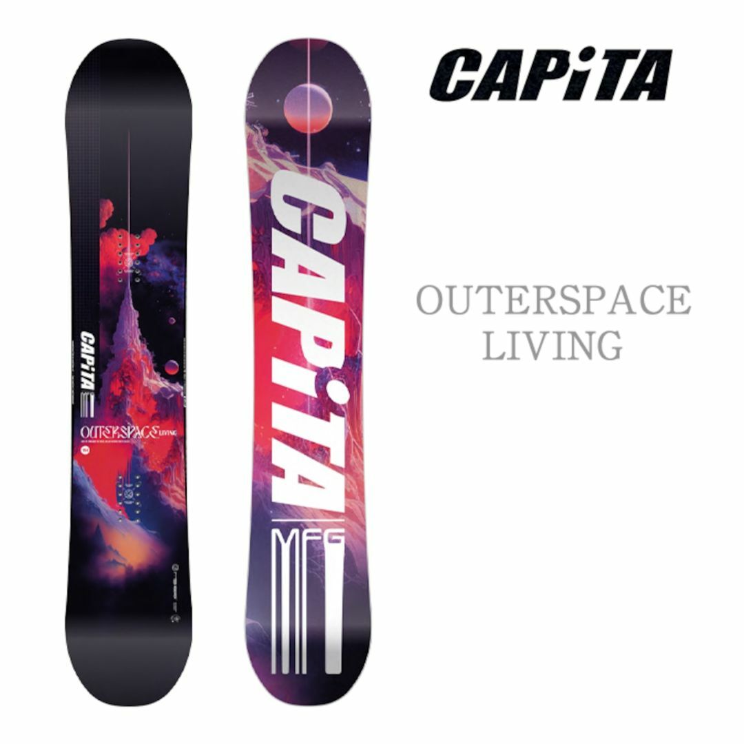 新品未使用 24-25 CAPITA BOARD OUTERSPACE LIVING 152cm 即日発送 土日祝発送 M111