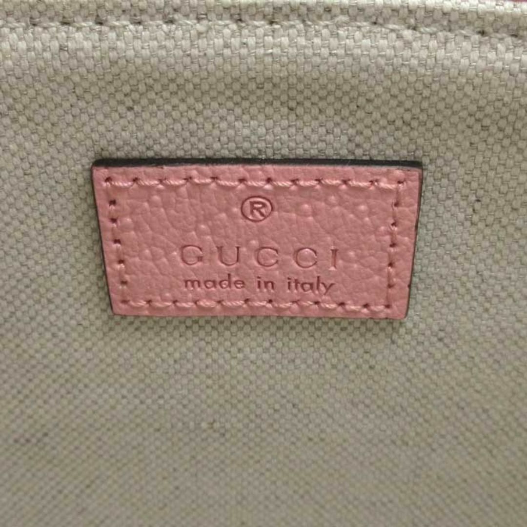 GUCCI - 【新品】グッチ 742261 FABRZ 8444 (ピンク系) バッグ GUCCI - 【新品】グッチ 742261 FABRZ 8444 (ピンク系) バッグ