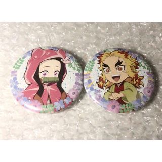 鬼滅の刃　ufotable　梅雨　缶バッジ　煉獄杏寿郎　竈門禰󠄀豆子(バッジ/ピンバッジ)