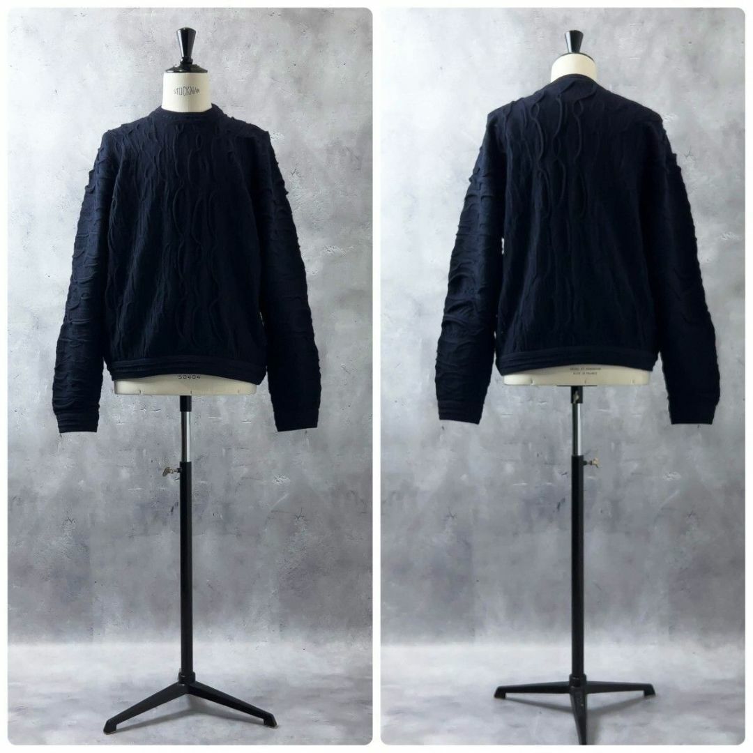 COOGI - 美品 COOGI クージー 単色 オールネイビー 3D ニット COOGI - 美品 COOGI クージー 単色 オールネイビー 3D ニット