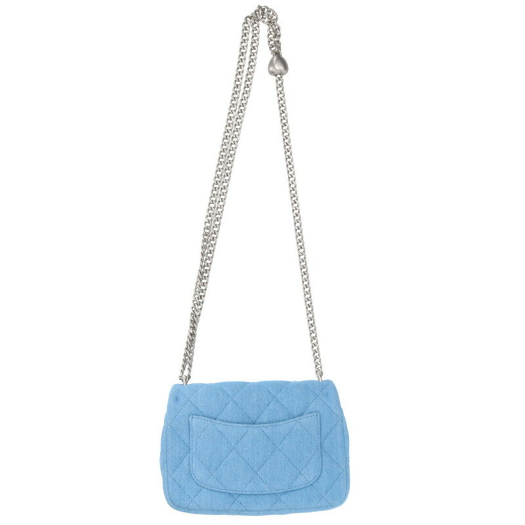 人気【CHANEL】 デニム ミニマトラッセ ショルダーバッグ CHANEL - シャネル ミニマトラッセ デニムチェーンショルダー