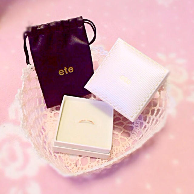 ete(エテ)のete♡9号リング ゴールド レディースのアクセサリー(リング(指輪))の商品写真