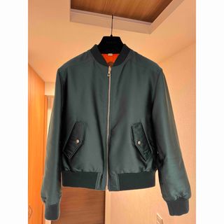 GUCCI - 新古品 GUCCI グッチ MA-1 ダークグリーン サイズ46 GUCCI - 新古品 GUCCI グッチ MA-1 ダークグリーン サイズ46