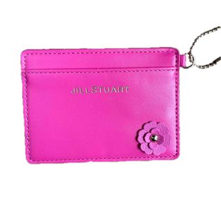 JILLSTUART - ジルスチュアート　パスケース　定期入れ　カード入れ　ピンク　花