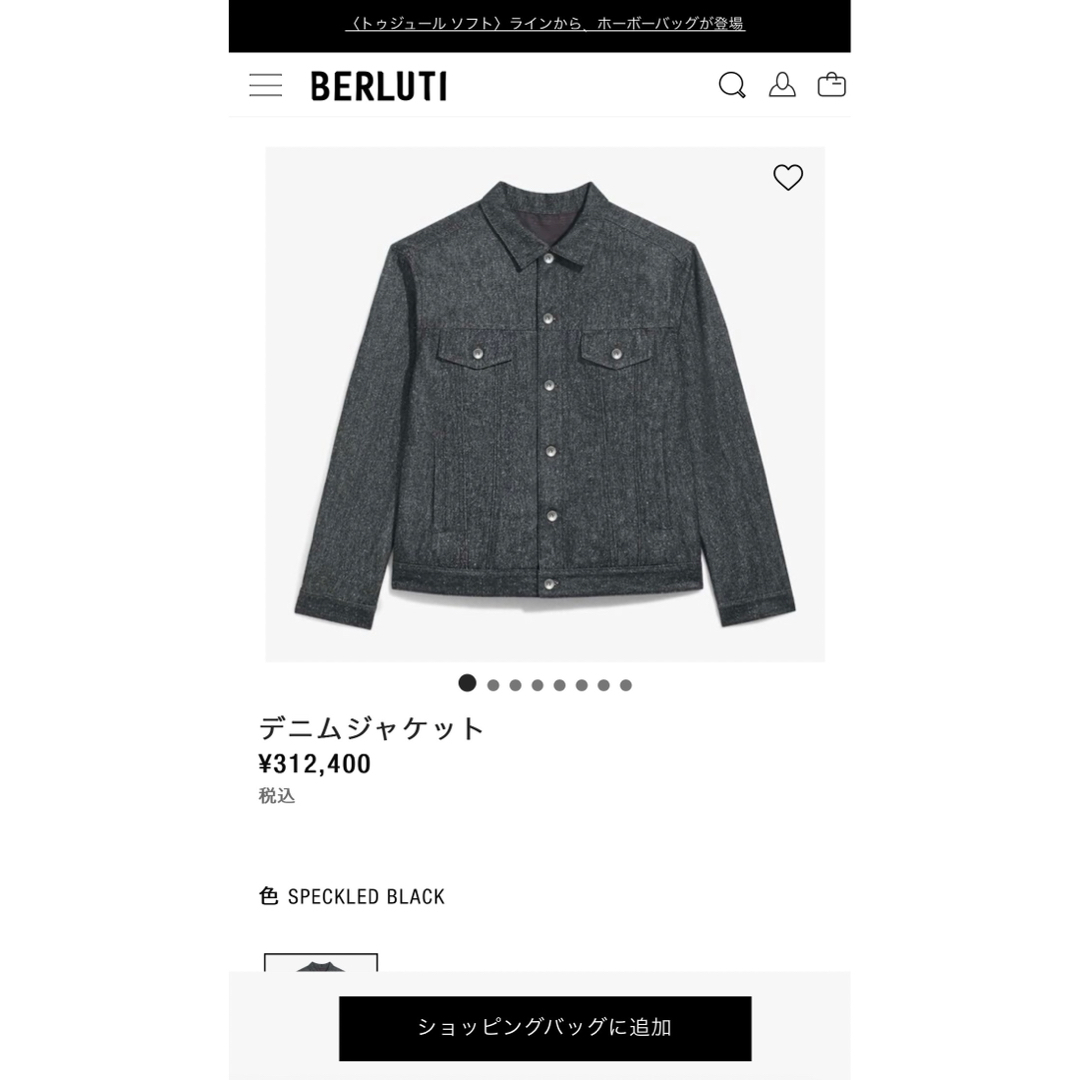 BERLUTI - 日本限定品 ベルルッティ カリグラフィースクリット BERLUTI - 日本限定品 ベルルッティ カリグラフィースクリット