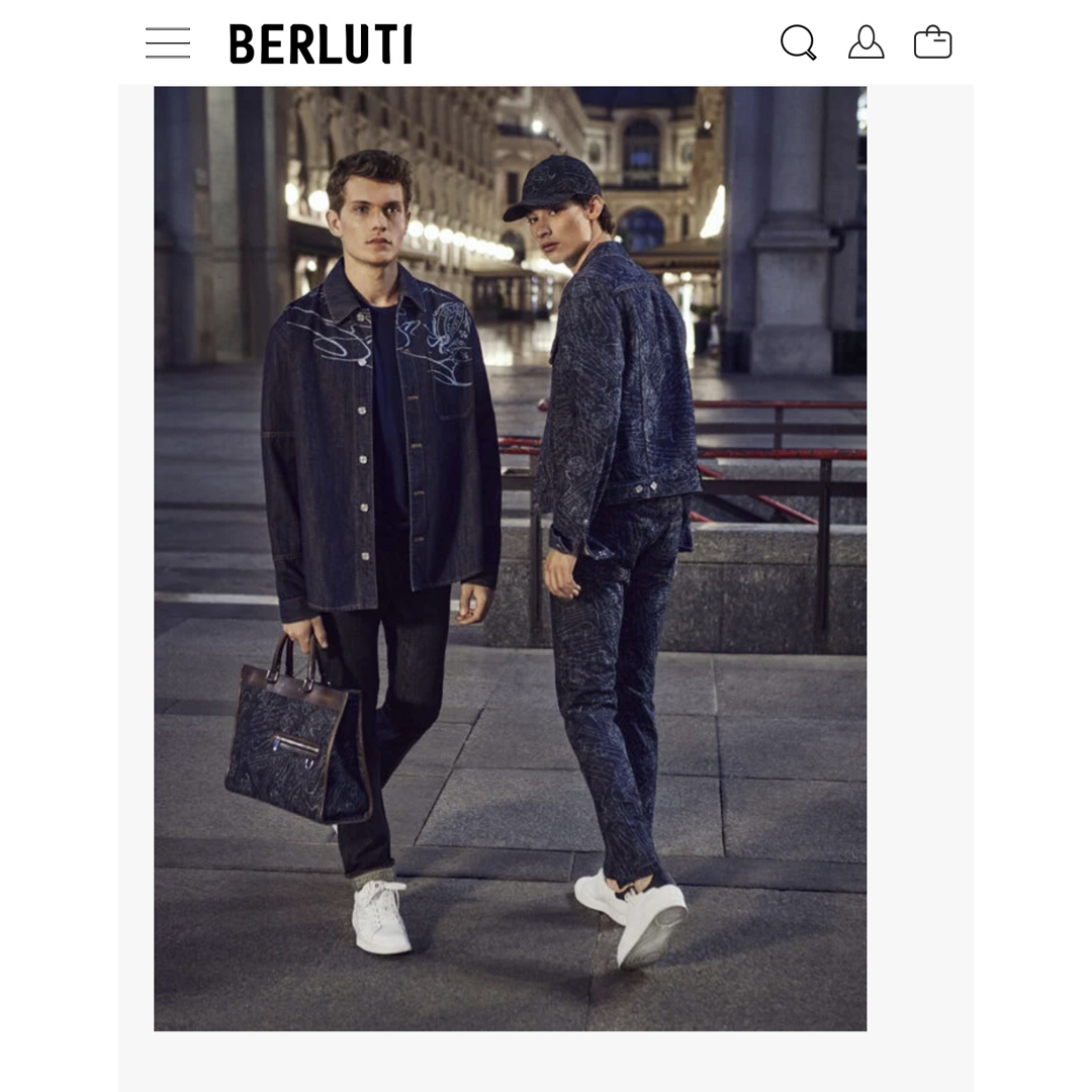 BERLUTI - 日本限定品 ベルルッティ カリグラフィースクリット BERLUTI - 日本限定品 ベルルッティ カリグラフィースクリット