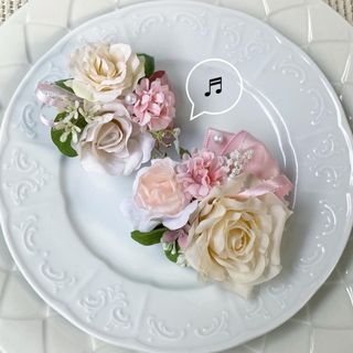 春の花束みたい♡ママとリンク親子コサージュ(単品もOKです♡)87.88(コサージュ/ブローチ)