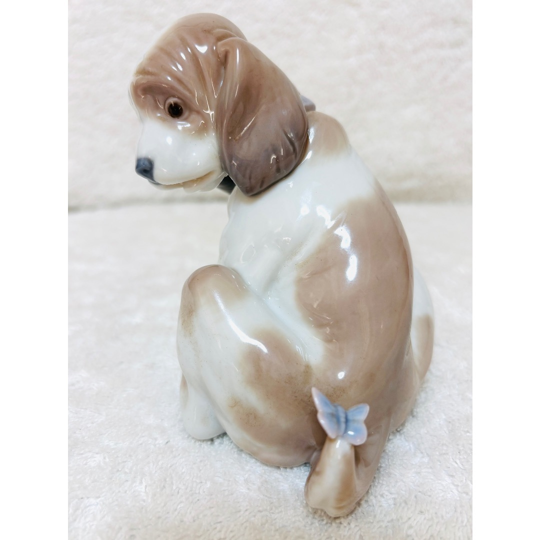 リヤドロ　LLADORO マイフレンド　犬　尻尾に蝶々 importfan_lla06210