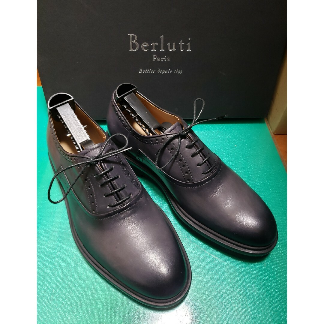 BERLUTI - 【極美品】Berluti アプロム ベルガモ プレーントゥ 5 BERLUTI - 【極美品】Berluti アプロム ベルガモ プレーントゥ 5