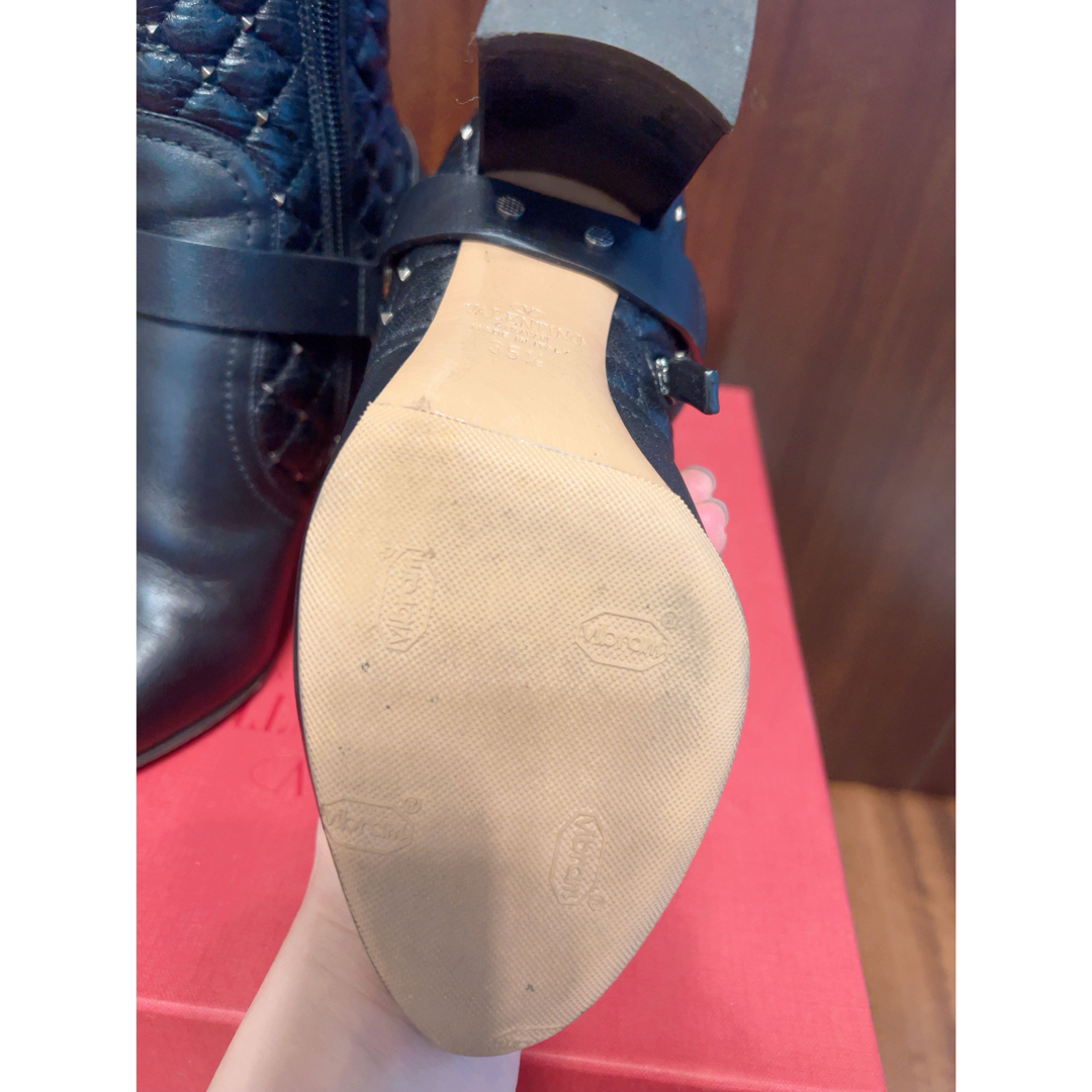 VALENTINO - 美品☆VALENTINOブラックレザー キルティング