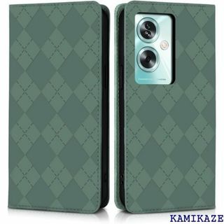 Succtopy OPPO A79 5G ケース 手帳 グ グリーン 2280(その他)