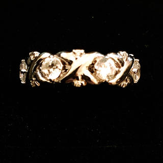 ジルコニア と メレダイヤ の指輪 リング ダイヤモンド 11号 12号(リング(指輪))