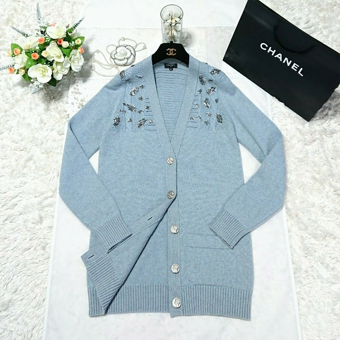 CHANEL - シャネル ガブリエルCoCo・ロゴボタン❤️カシミア CHANEL - シャネル ガブリエルCoCo・ロゴボタン❤️カシミア