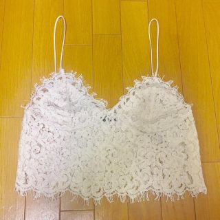 ザラ(ZARA)のZARA レース ビスチェ 2016(キャミソール)