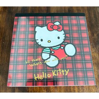 ハローキティ(ハローキティ)のSanrio ハローキティ　キティちゃん　メモ帳　レトロ　チェック　スクエアメモ(ノート/メモ帳/ふせん)