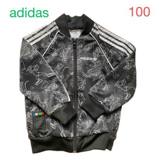 adidas disneyコラボジャージ　セットアップ　100