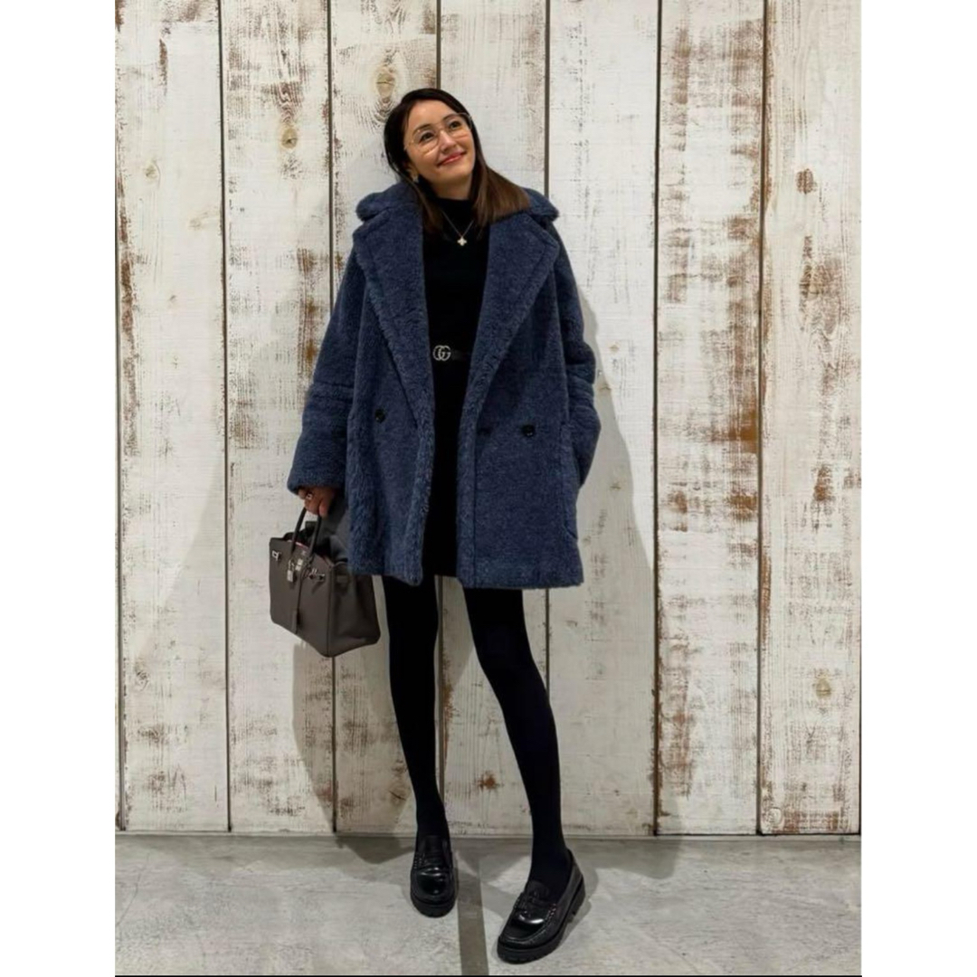 Max Mara - マックスマーラ MaxMaraテディベア ブルージーンズ M Max Mara - マックスマーラ MaxMaraテディベア ブルージーンズ M
