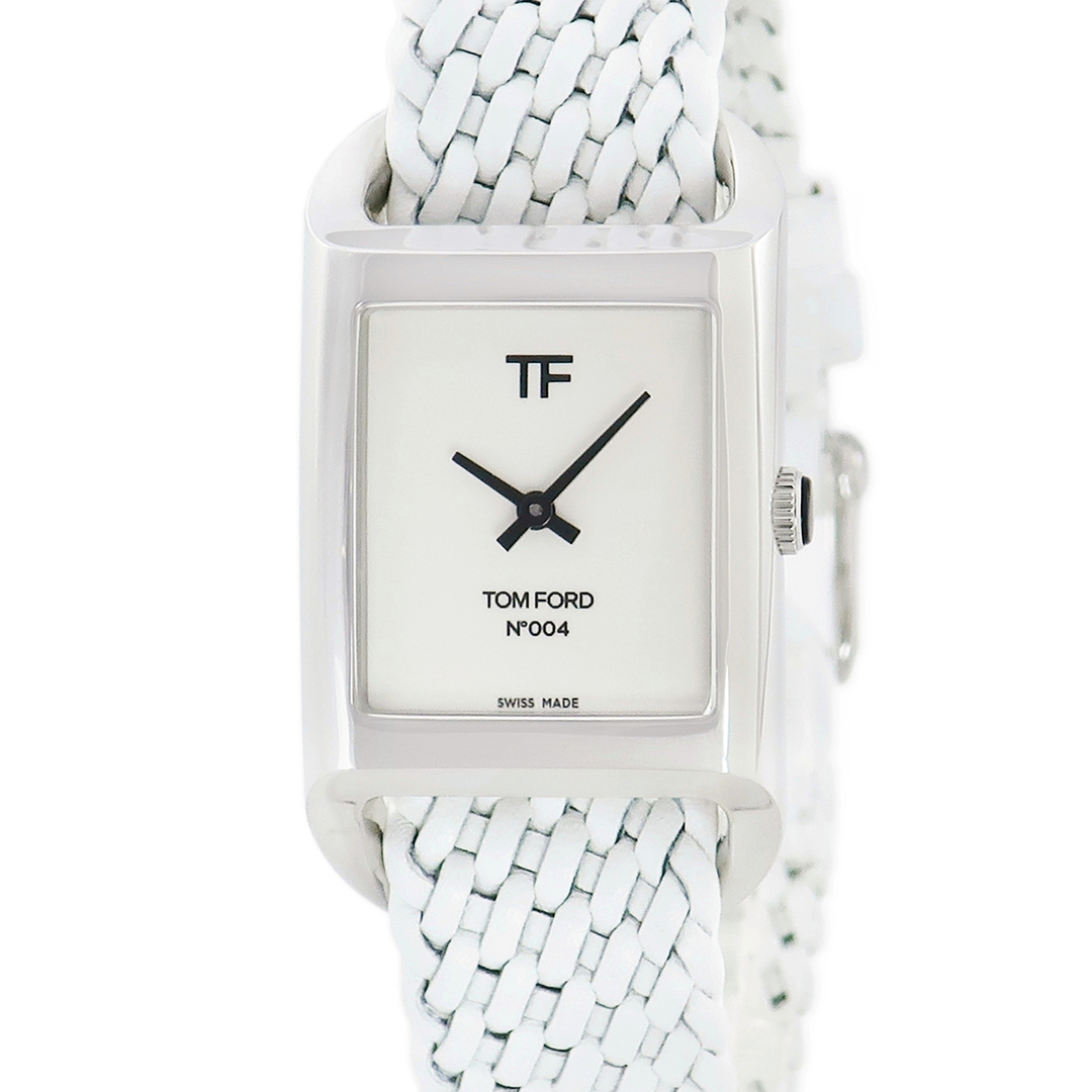 TOM FORD - トムフォード N.004 リサイクルスチール ホワイト TF0120256681 スクエア クオーツ メンズ レディース 腕時計