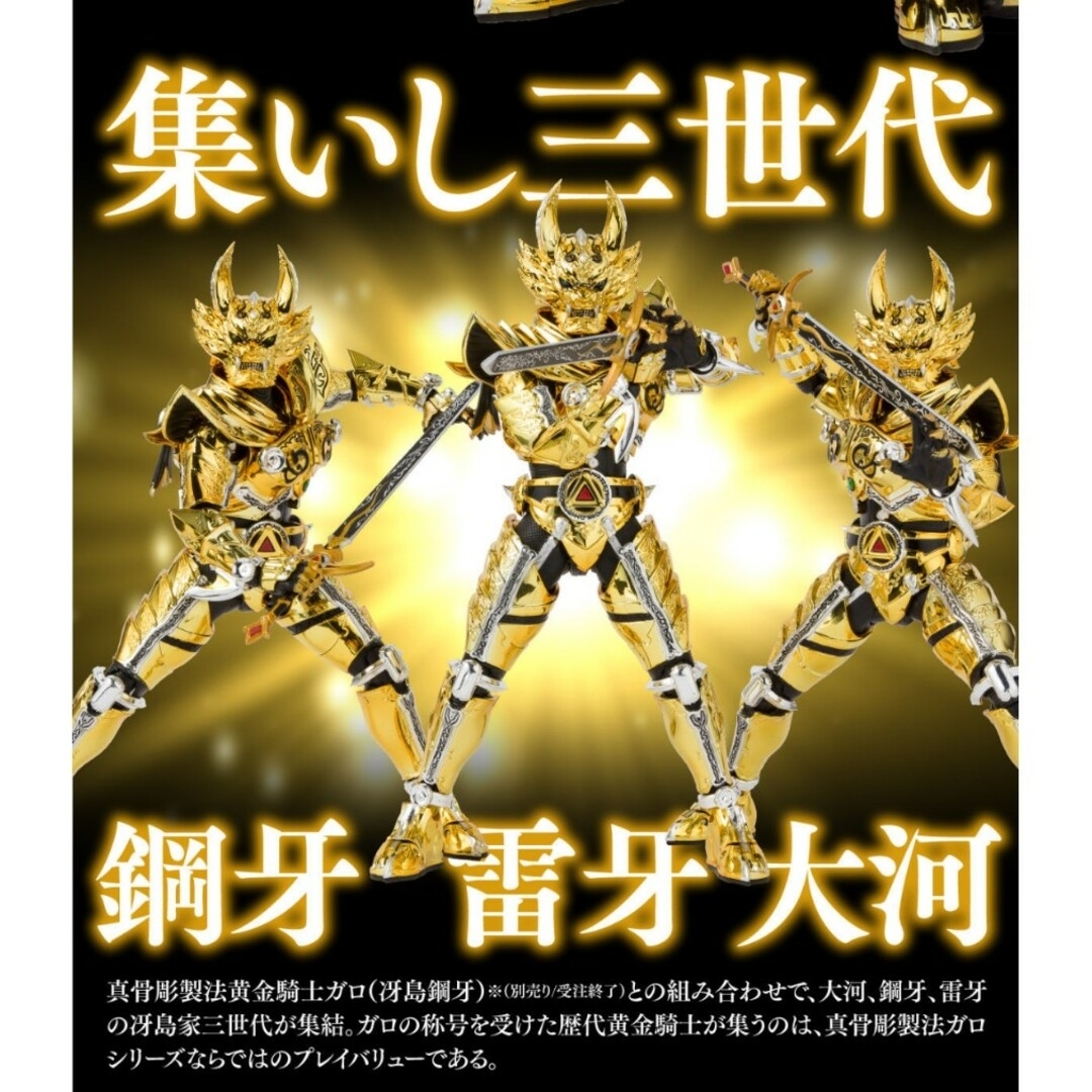 BANDAI - (新品未開封)牙狼(鋼牙)、牙狼(雷牙)、絶狼セットの BANDAI - (新品未開封)牙狼(鋼牙)、牙狼(雷牙)、絶狼セットの