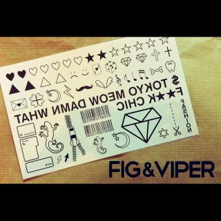 フィグアンドヴァイパー(FIG&VIPER)のFIG＆VIPER タトゥーシール 新品(その他)