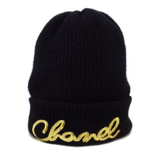 CHANEL - CHANEL シャネル ニットキャップ 帽子 スポーツライン CHANEL - CHANEL シャネル ニットキャップ 帽子 スポーツライン
