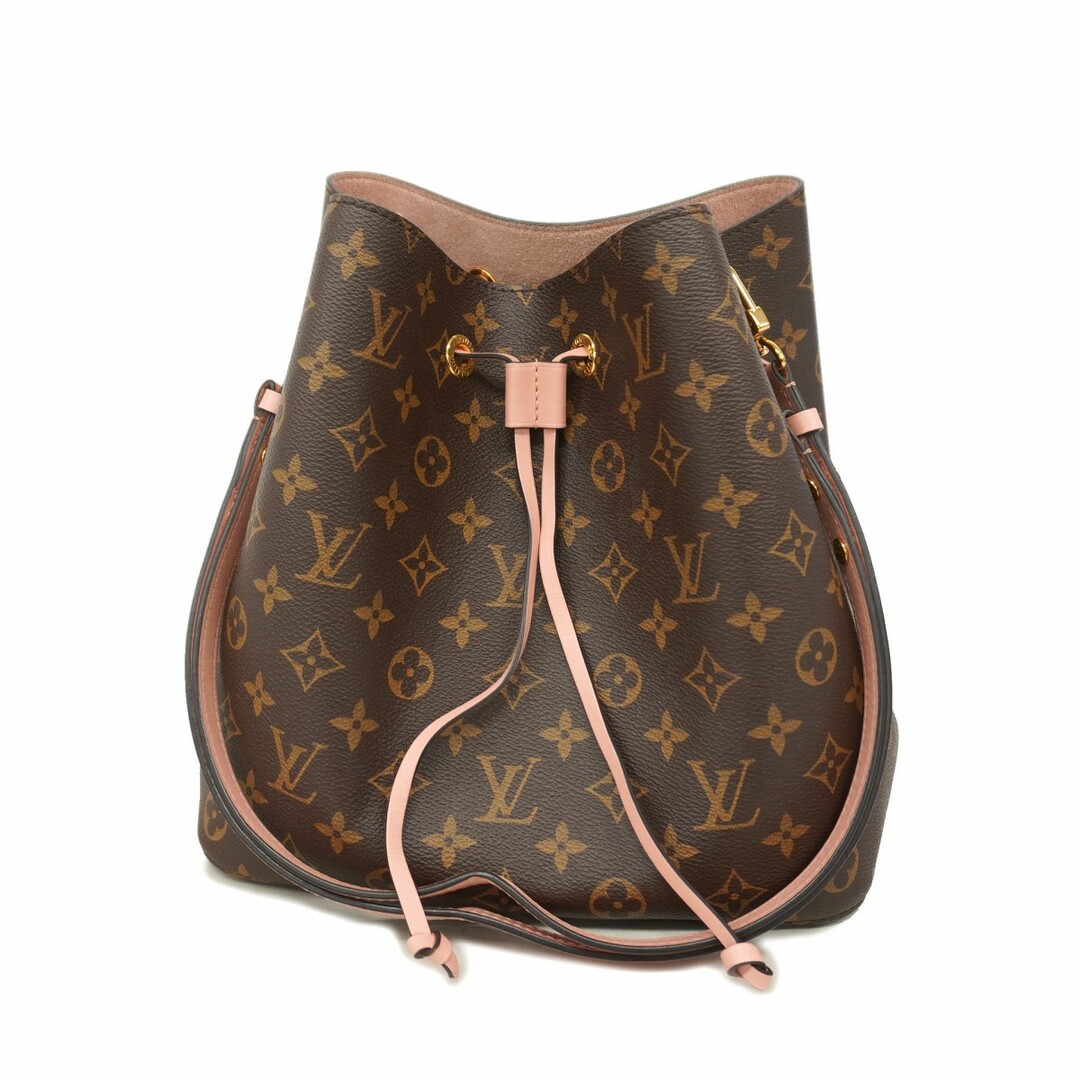 LOUIS VUITTON - 【5bc2128】ルイヴィトン ショルダーバッグ モノグラム ネオノエ M44022 ブラウン ローズプードル【中古】レディース