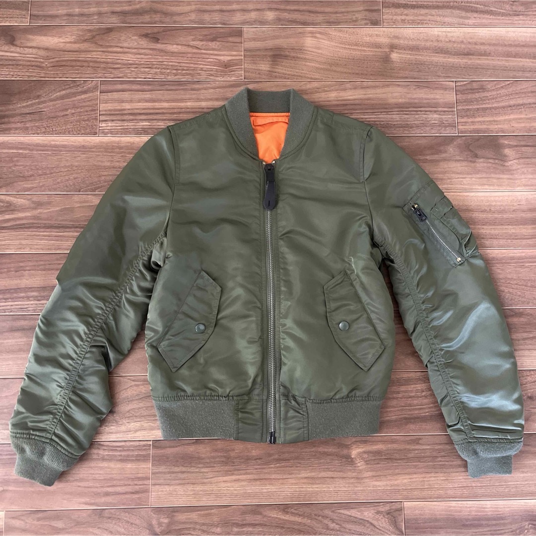 ALPHA INDUSTRIES - アルファインダストリーズ MA-1 クロップド丈ブルゾン リバーシブル 厚手