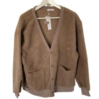 ロッキーモンロー(Rocky Monroe)の新品　RockyMonroe　ロッキーモンロー　ボアフリースカーディガン　L(カーディガン)