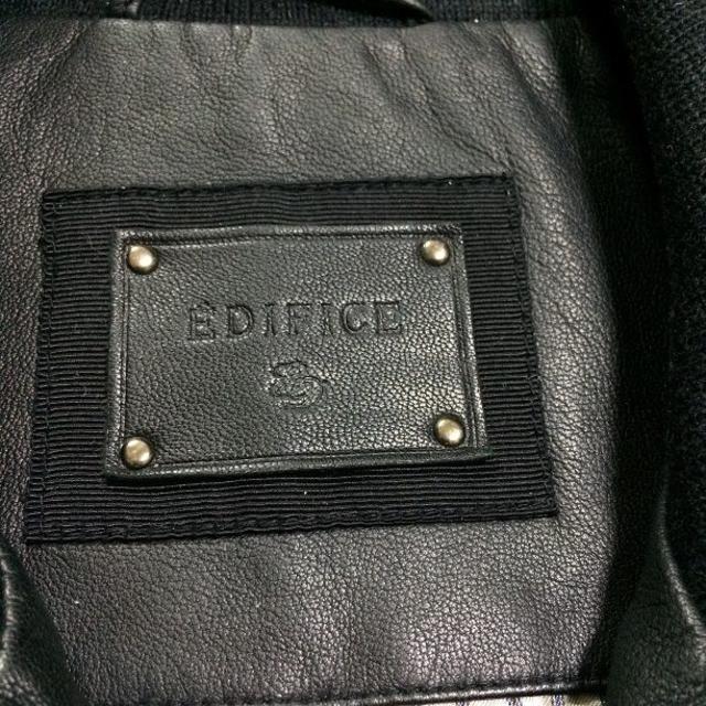 EDIFICE(エディフィス)の美品EDIFICE Wジップレザージャケット　ブラック　エディフィス メンズのジャケット/アウター(レザージャケット)の商品写真