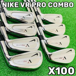 NIKE - 8164 NIKE VR PRO COMBO ナイキ 右利き 8本 X100の通販 NIKE - 8164 NIKE VR PRO COMBO ナイキ 右利き 8本 X100の通販