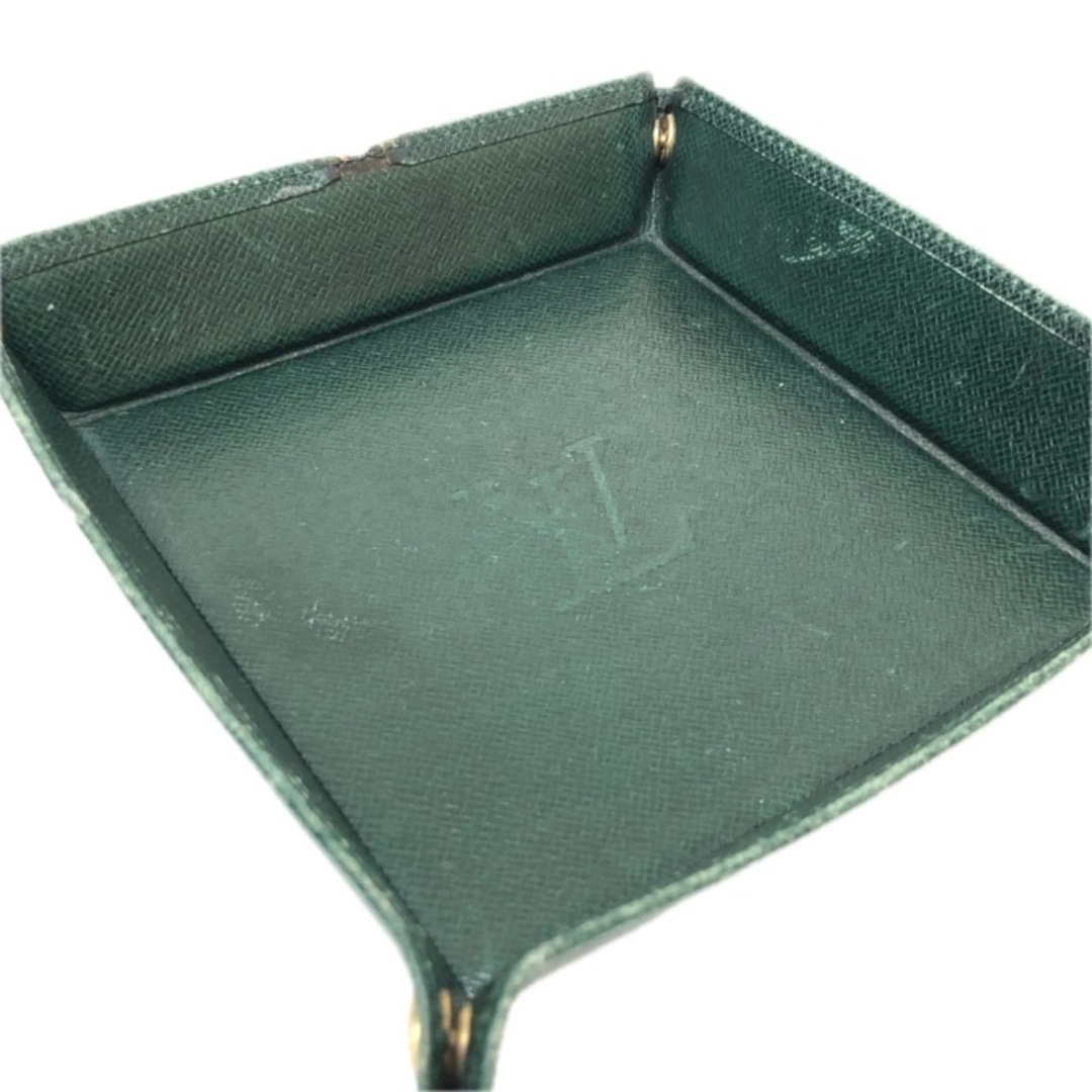 LOUIS VUITTON - LOUIS VUITTON ルイ・ヴィトン タイガ ヴィドポッシュ アクセサリートレイ 小物入れ インテリア グリーン ユニセックス 【中古】 LOUIS VUITTON ルイ・ヴィトン タイガ ヴィドポッシュ