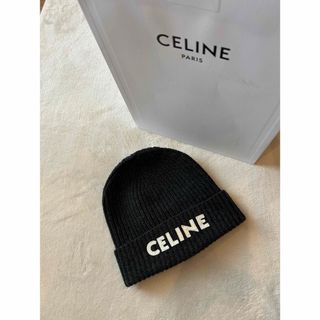 CELINE - セリーヌ CELINE 帽子 ニット帽 ライトグレー 値下げ CELINE - セリーヌ CELINE 帽子 ニット帽 ライトグレー 値下げ