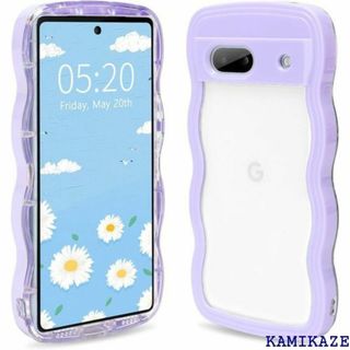 Newnugds Google Pixel8A ケース 撃 パープル 2301(その他)